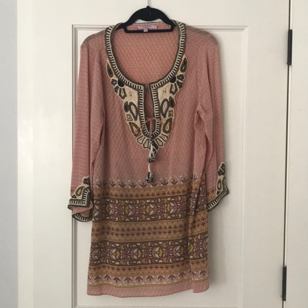 Designer beach cover up